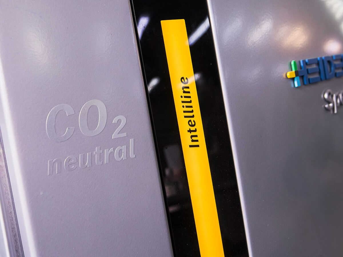 CO2 neutral printing machine